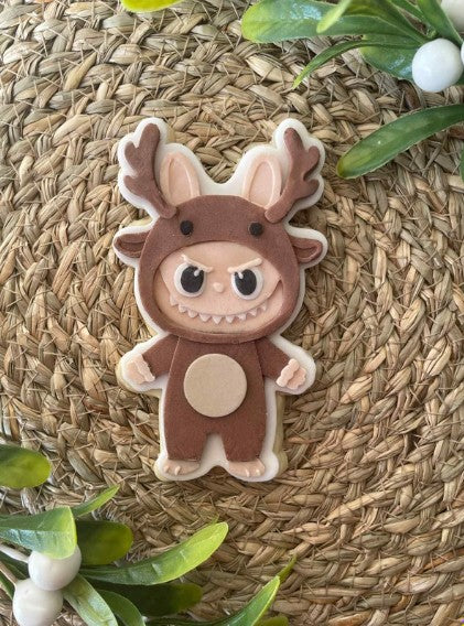 Reindeer bunny monster cookie cutter and stamp