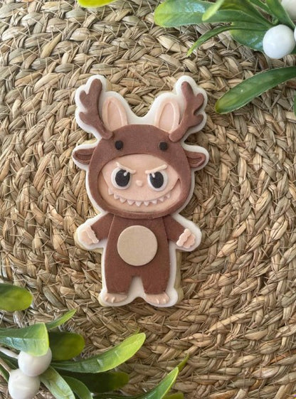 Reindeer bunny monster cookie cutter and stamp