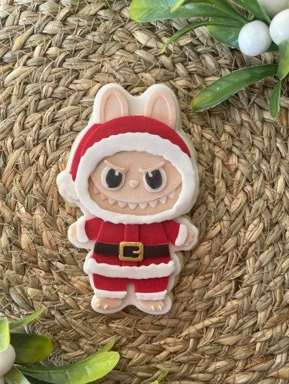 Santa bunny monster cookie cutter and stamp