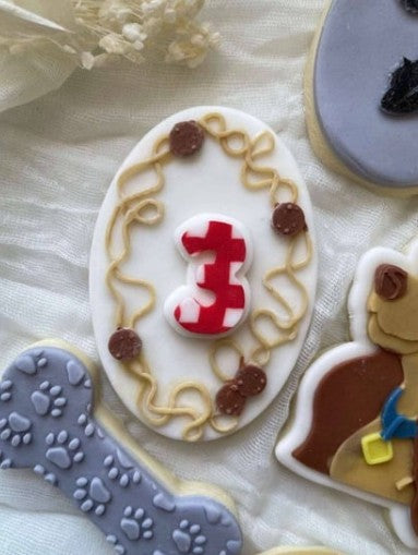 Spaghetti frame cookie cutter and stamp