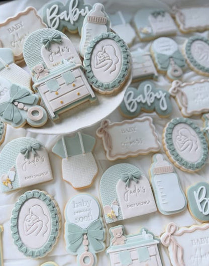 Baby Changing table cookie cutter and stamp