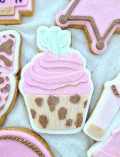 cactus cupcake cookie cutter and stamp