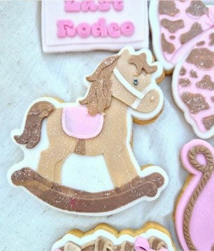 rocking horse cookie cutter and stamp