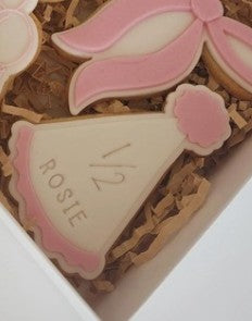 Plain Birthday hat cookie cutter and stamp