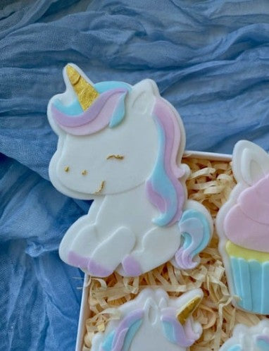 Sitting Unicorn Cookie Cutter & Stamp
