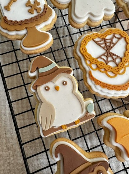 Cute owl cookie cutter and stamp