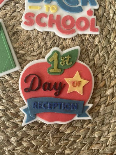 1st day of school cookie cutter and stamp