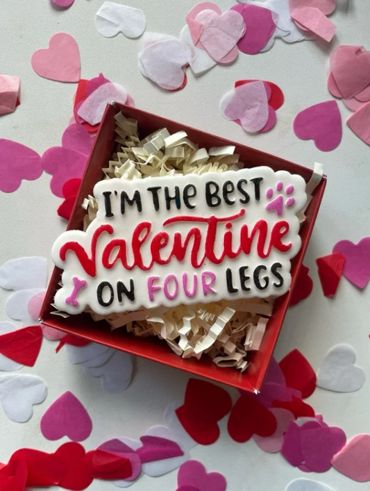 My Valentine Has Paws Cookie Cutter & Stamp