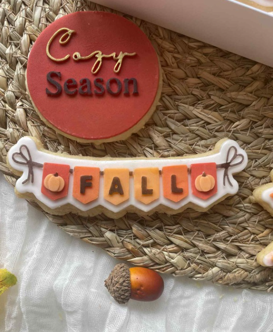 Fall Banner Cookie Cutter & Stamp