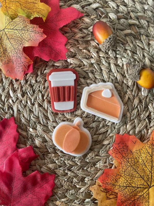 Mini Autumn Set Cookie Cutter & Stamp