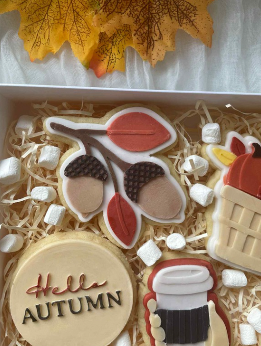 Acorns On Branch Cookie Cutter & Stamp