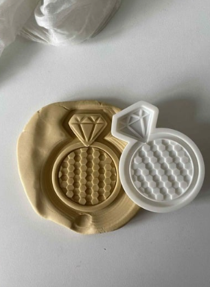 Honeycomb Ring Cookie Cutter & Stamp
