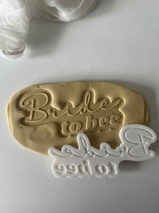 Bride To Bee Cookie Cutter & Stamp
