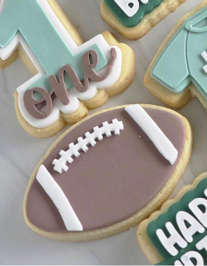 Rugby ball - Cookie Cutter & Stamp