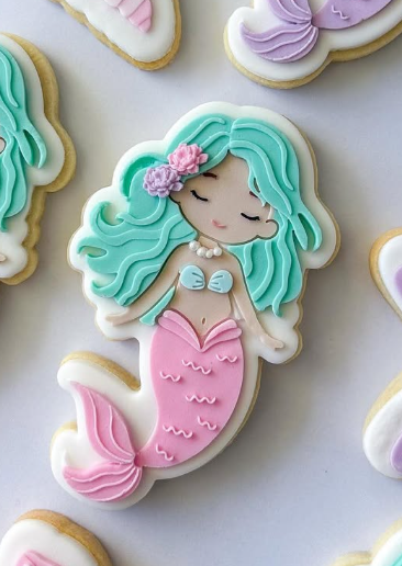 Mermaid Cookie Cutter & Stamp