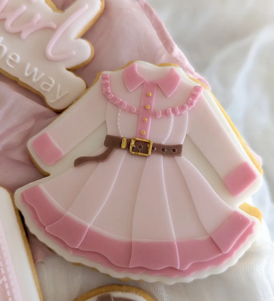 Cowgirl Dress Cookie Cutter & Stamp