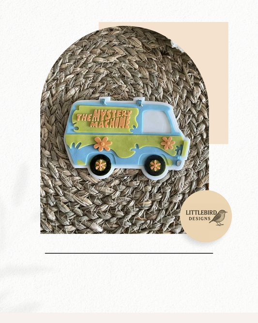 Mystery van cookie cutter and stamp