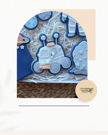 space buggy cookie cutter and stamp