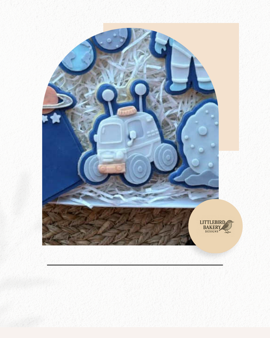 space buggy cookie cutter and stamp