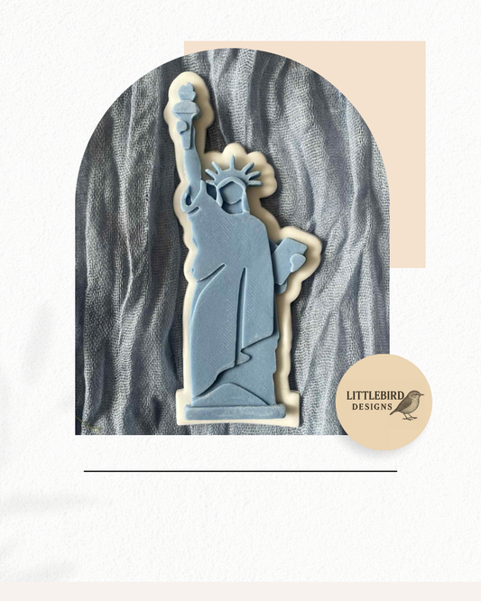 Statue of liberty cookie cutter and stamp