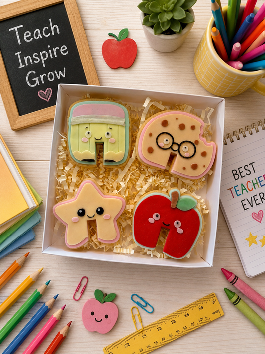 Teacher mug huggers - Cookie Cutter & Stamp