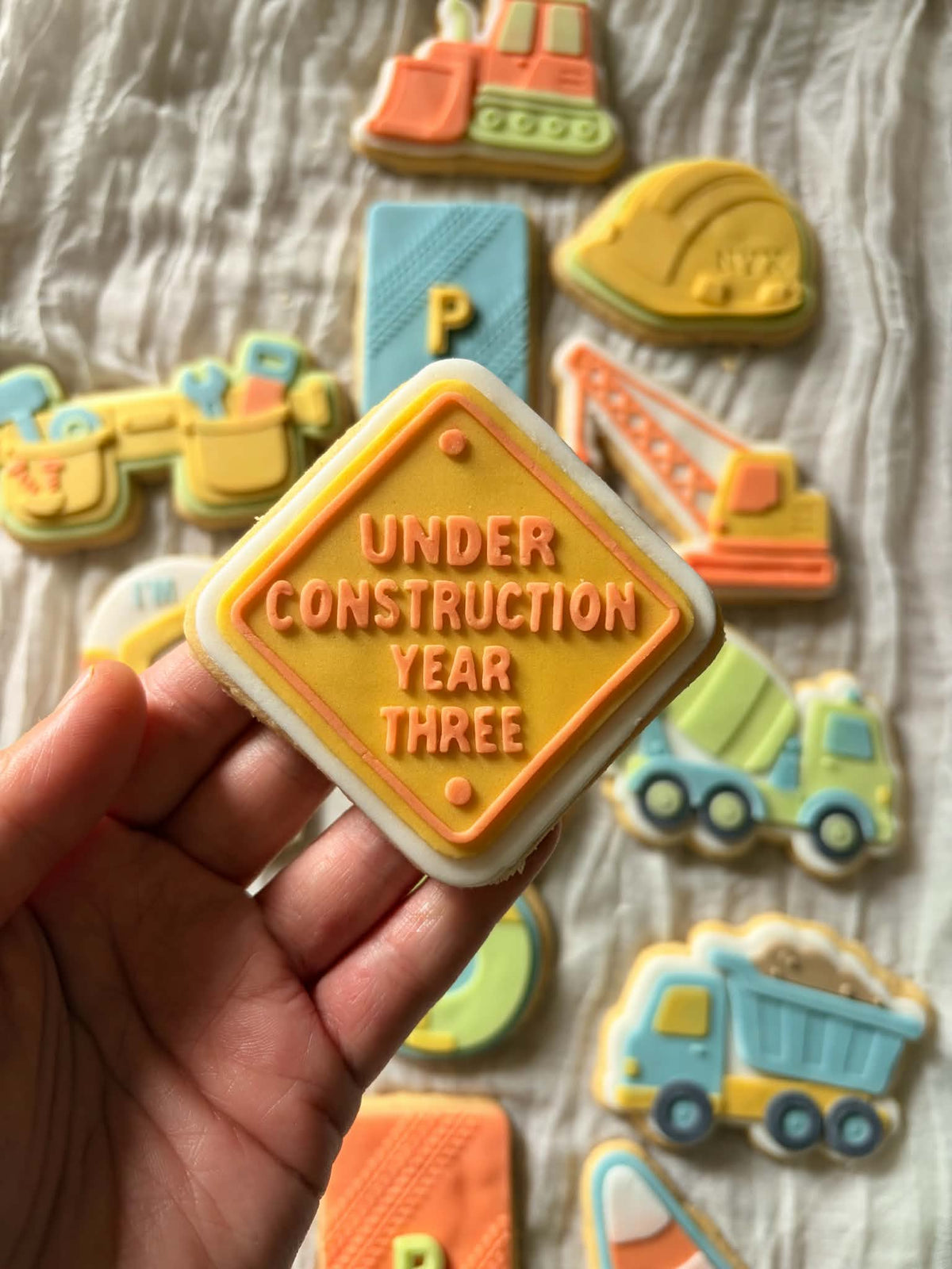 year three under construction  - Cookie Cutter & Stamp