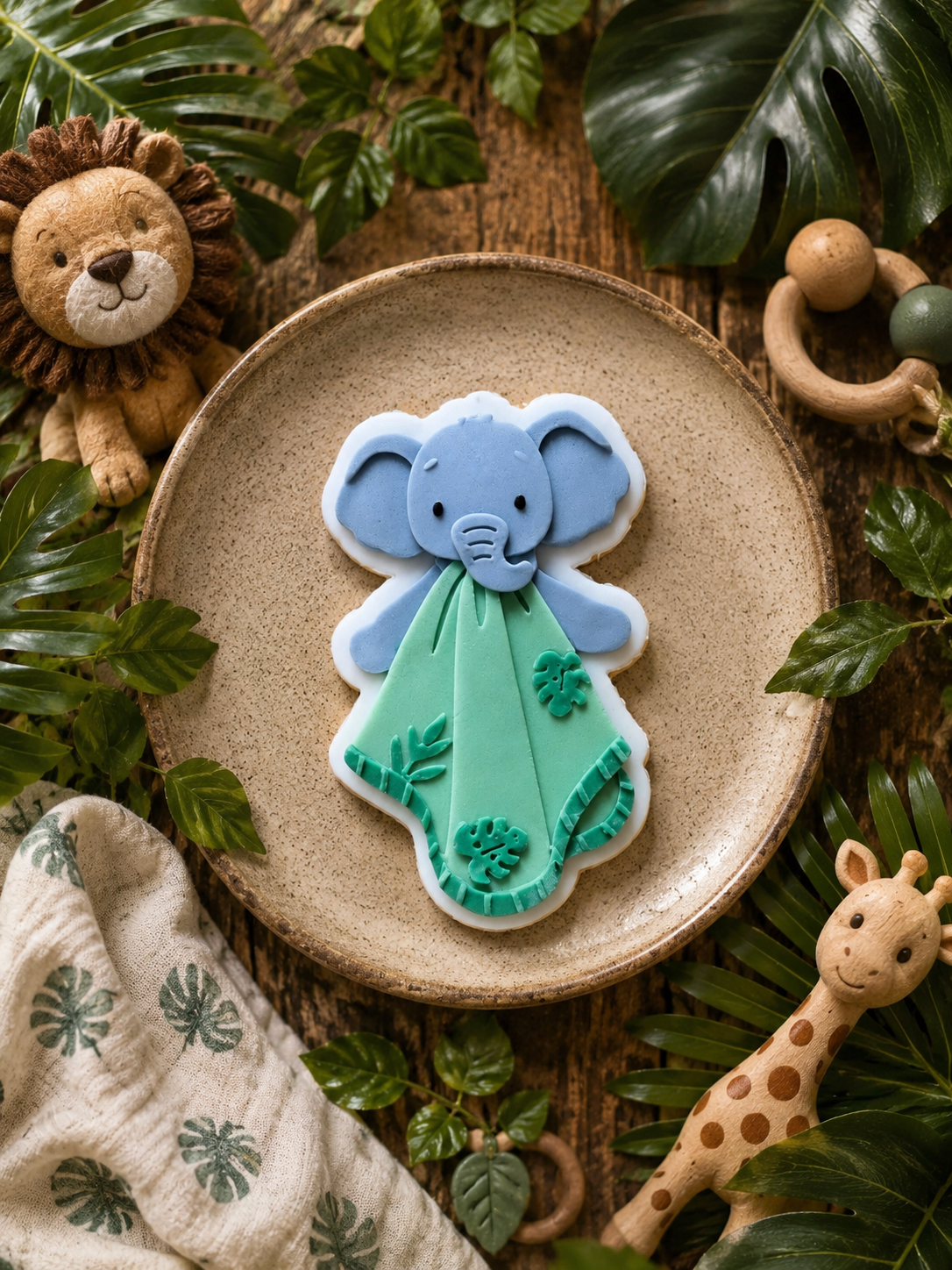Elephant Comforter - Cookie Cutter & Stamp