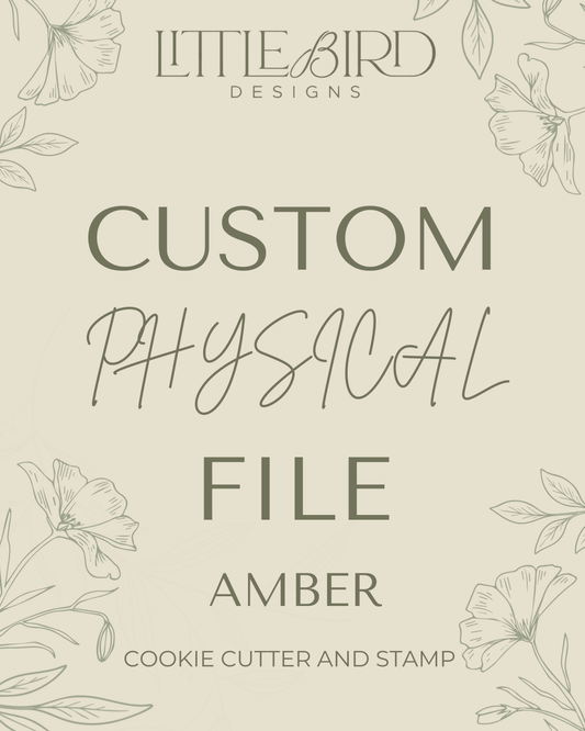 Amber custom - Cookie Cutter & Stamp