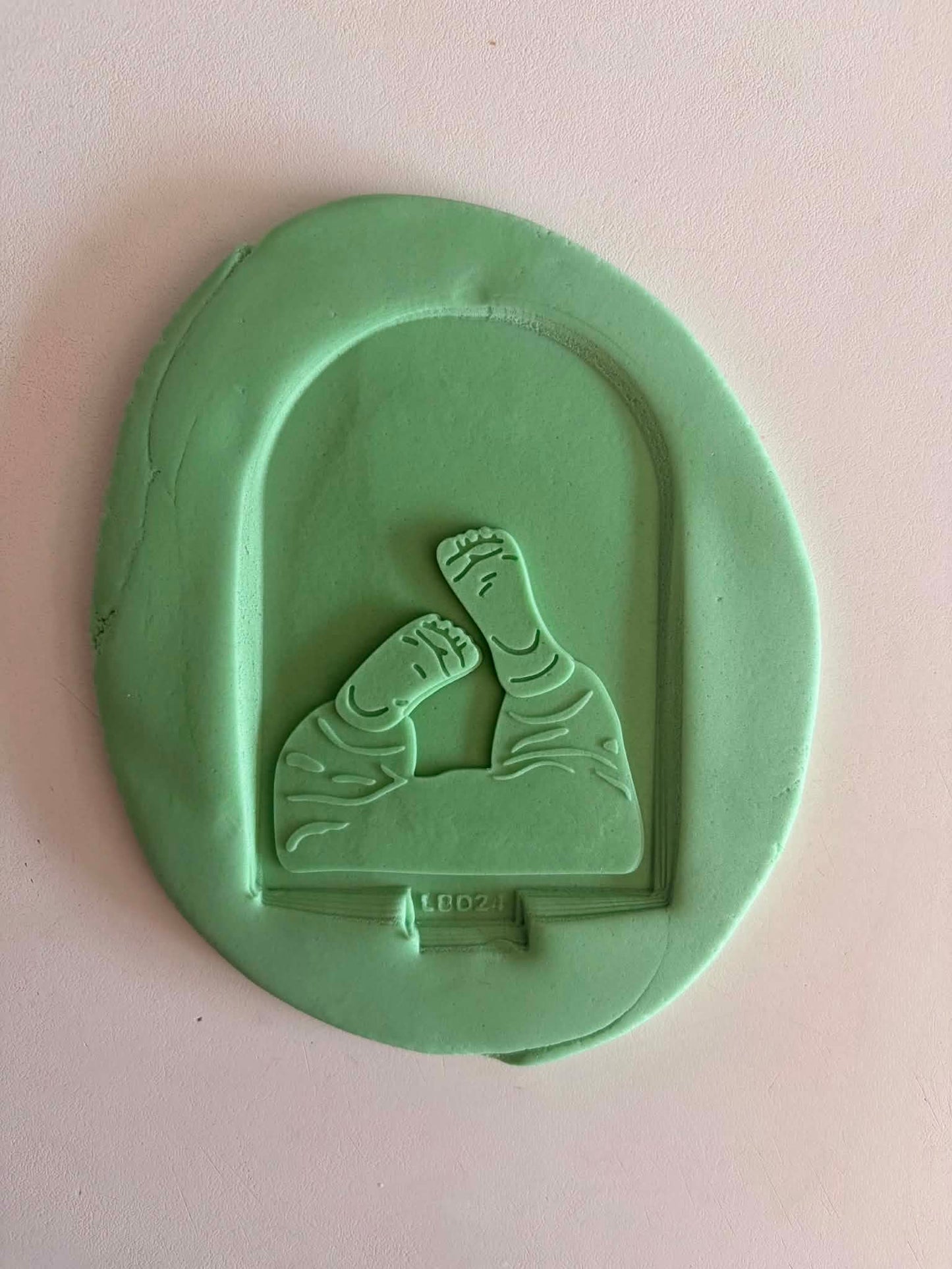 Baby feet in arch - Cookie Cutter & Stamp