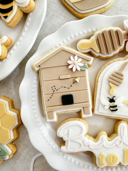 Beehive Cookie Cutter & Stamp