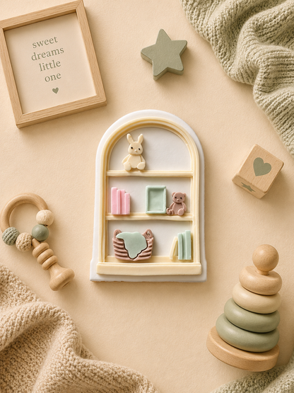 Bookcase - Cookie Cutter & Stamp