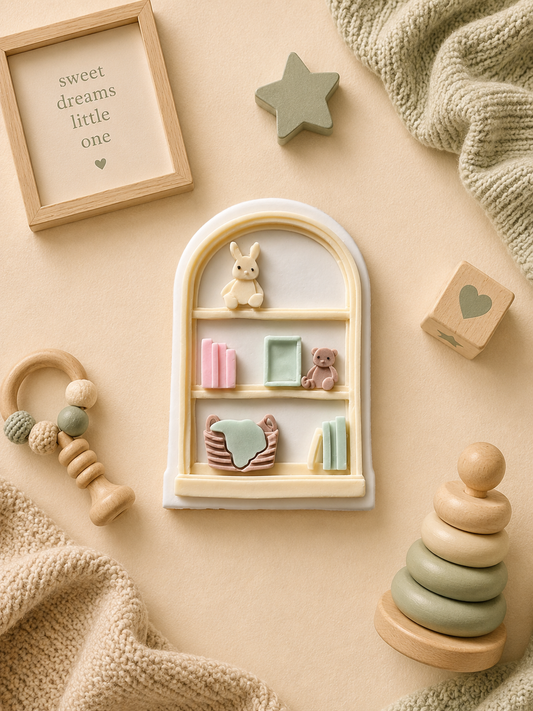Bookcase - Cookie Cutter & Stamp