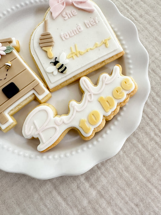 Bride To Bee Cookie Cutter & Stamp