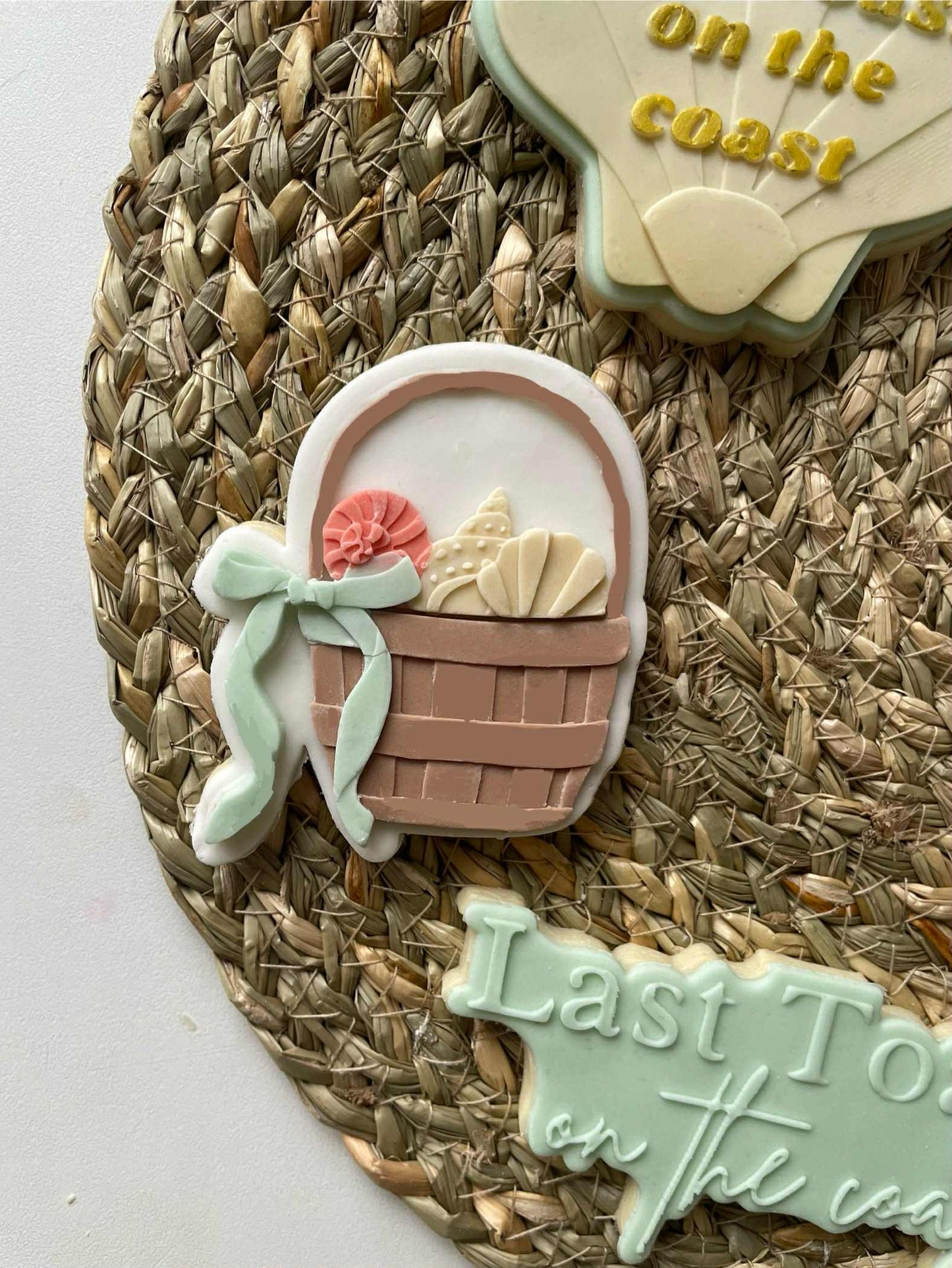 Shells In A Basket Cookie Cutter & Stamp