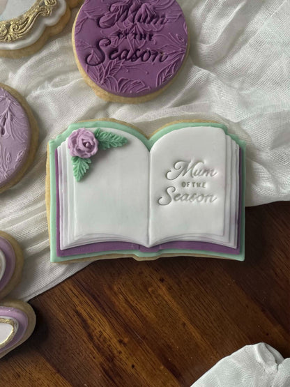 Open book - Cookie Cutter & Stamp