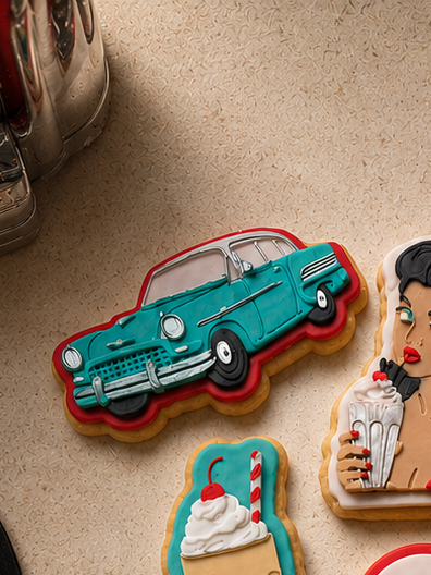 Side View Cadillac - Cookie Cutter & Stamp