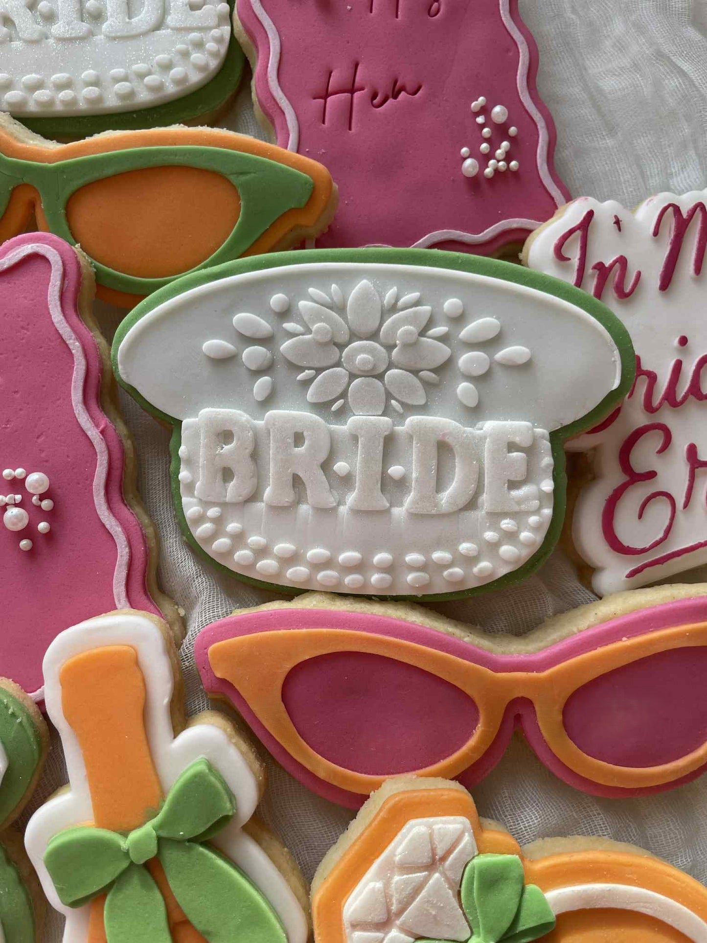 Bride hat - Cookie Cutter & Stamp