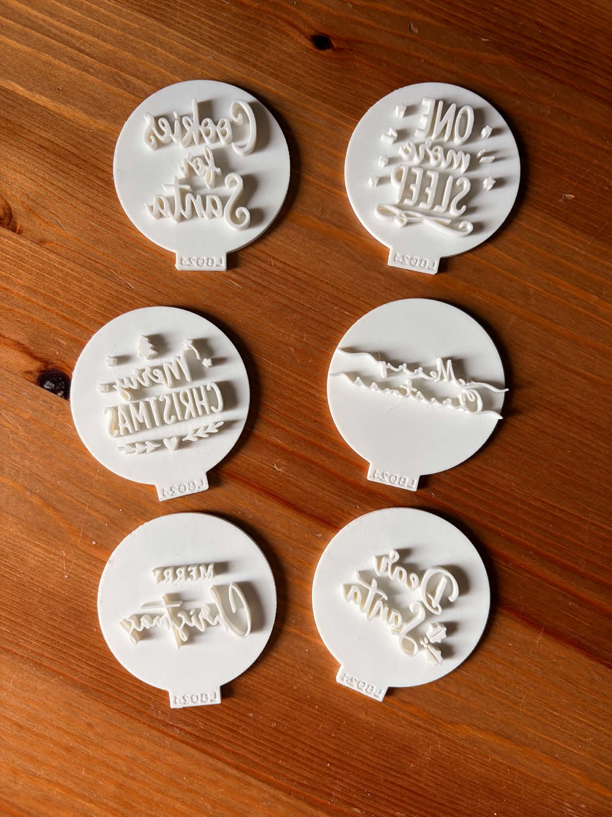 Christmas Imprint Test stamps