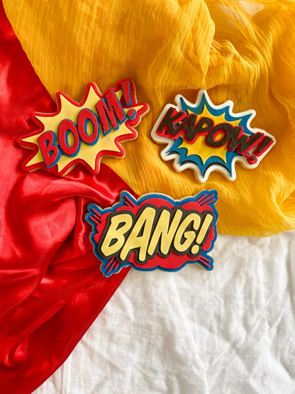 Boom - Cookie Cutter & Stamp