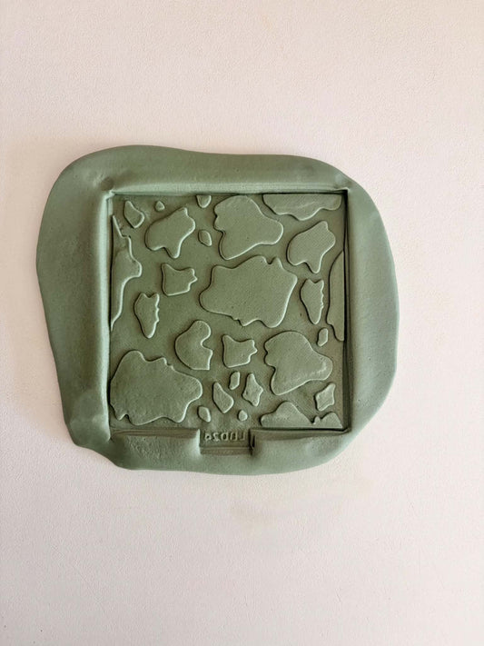 Cow-print pattern plate - Cookie Stamp