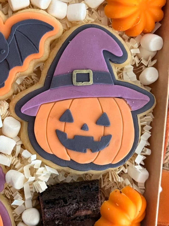 Pumpkin with witch hat - Cookie Cutter & Stamp