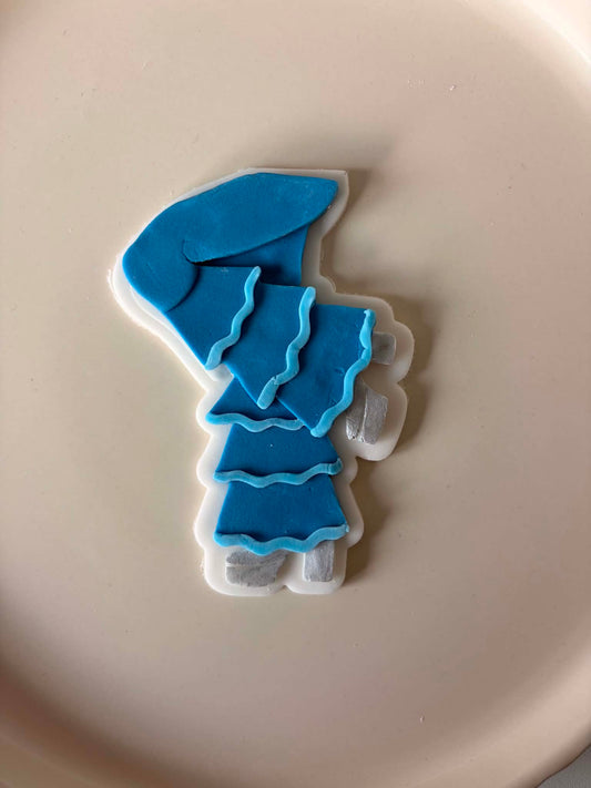 Legs with flared trousers - Cookie Cutter & Stamp