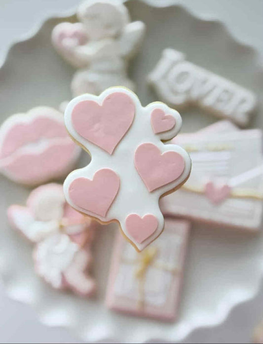 Hearts - Cookie Cutter & Stamp