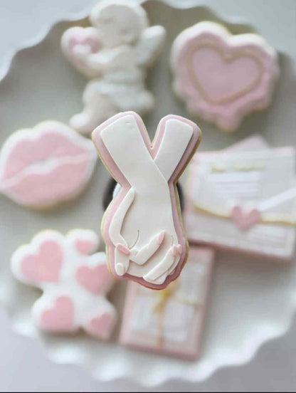 Hands holding - Cookie Cutter & Stamp