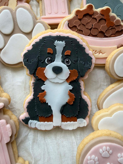 Bernese Mountain Dog Cookie Cutter & Stamp