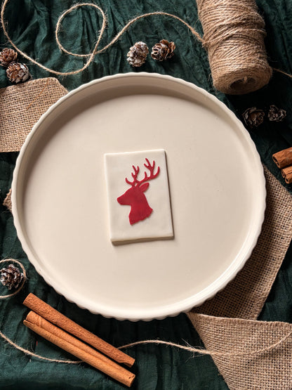 Reindeer silhouette - Cookie Stamp & cutter