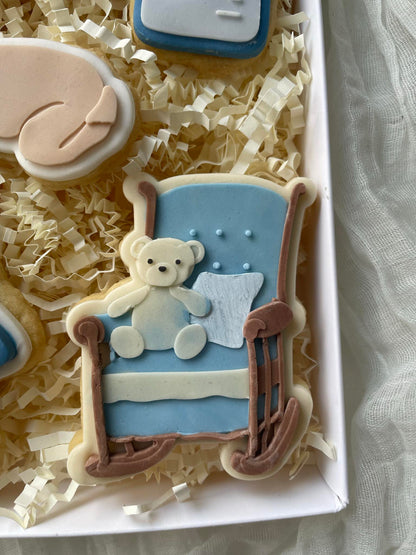 Rocking Chair With Bear Cookie Cutter & Stamp