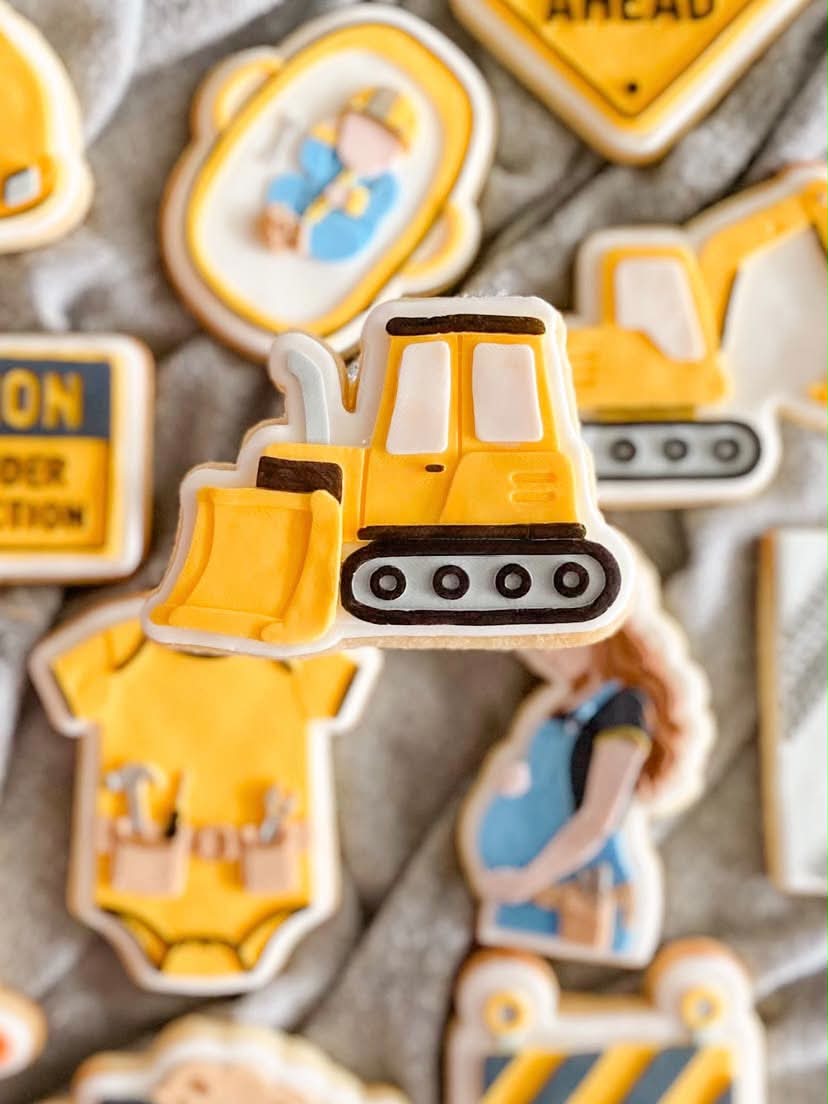 Bulldozer - Cookie Cutter & Stamp