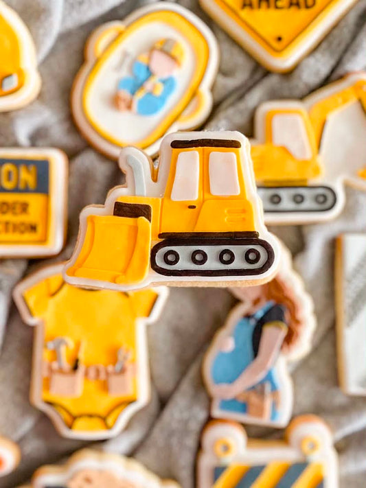 Bulldozer - Cookie Cutter & Stamp
