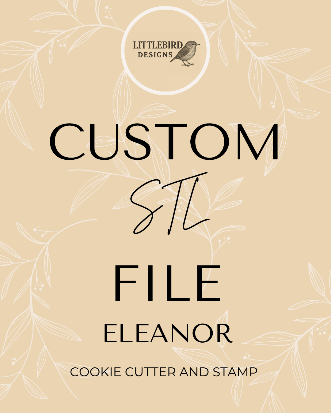 Eleanor custom - Cookie Cutter & Stamp